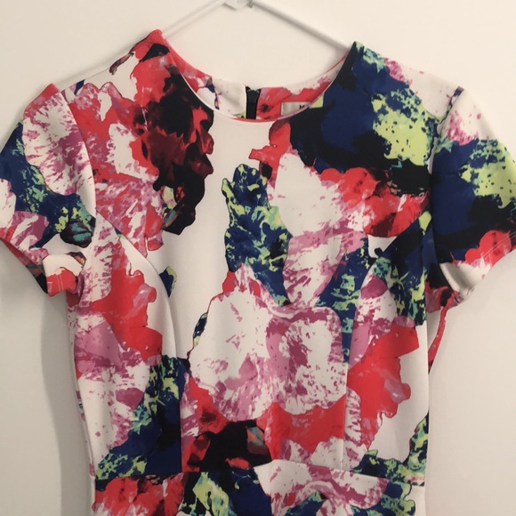 Milly Watercolor A Line Dress - Picture 4 of 7